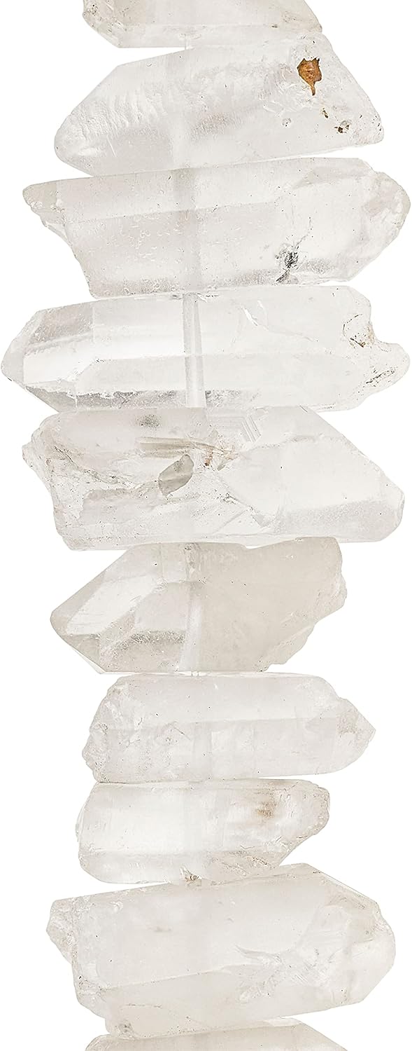 Bead Landing Clear Crystal Chunk Beads, 12 Pack