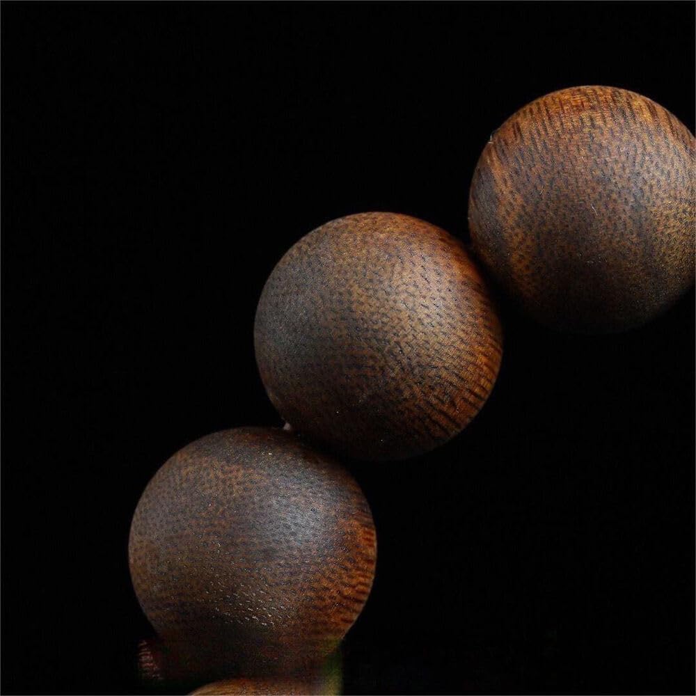 Agarwood 20mm*12 Real Nha Trang Agarwood Bracelet Malas Meditation Agarwood Prayer Beads
