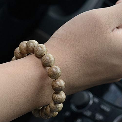 GLW Kalimantan Tarakan 12mm Wild Agarwood Aloewood Mala Meditation Prayer Beads#1554