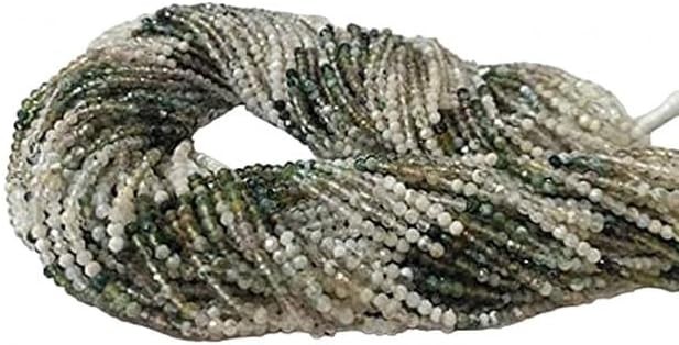 2-2.5mm Micro Multi Shaded Agate King Faceted Rondelle Beads 13 Inch lot of 10 Strands CHIK-STRD-95980