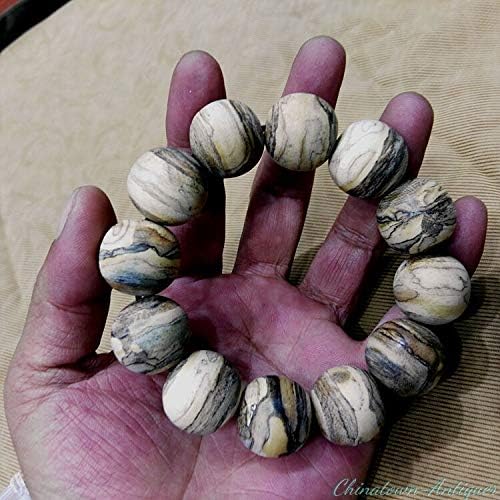 GLW Genuine Nha Trang 20 Mm Agarwood Aloewood Japa Mala Meditation Prayer Beads#3758