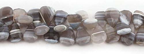 1 Strand Boulder Opal Faceted Pear Drop Briolettes - Bolder Opal Pear Drop Beads 16mmx14mm-21mmx13mm 8.5 Inches SB1742