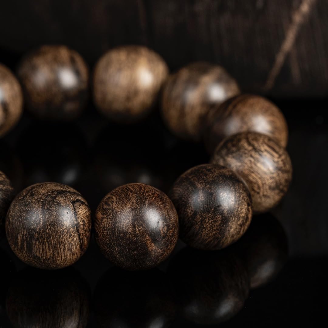 Vietnam Nha Trang White Agarwood Burl Old Material Sinking Grade 20mm*12 Pieces Impressive Jade-like Full Grain