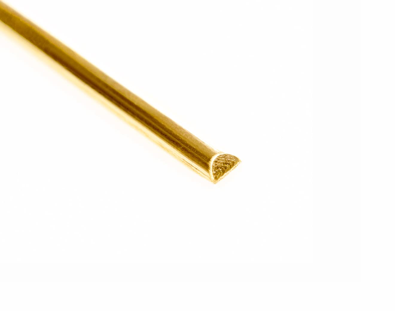 20 Gauge, 14/20 Yellow Gold Filled Wire Dead Soft (Half Round) 14K Gold Filled Made in USA - 10FT by CRAFT WIRE