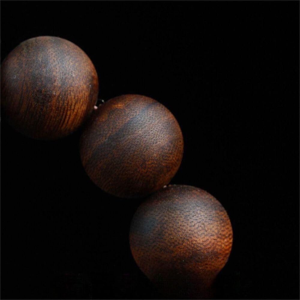 Agarwood 20mm*12 Real Nha Trang Agarwood Bracelet Malas Meditation Agarwood Prayer Beads