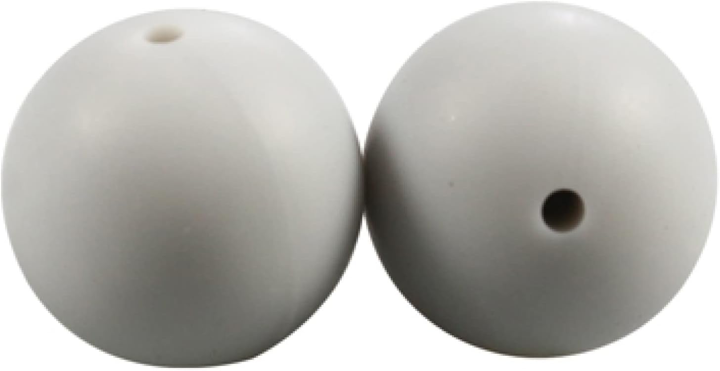 10mm 12mm 15mm 20mm Colorful Soft Silicone Beads Handmade Making Kits DIY Bracelet Necklace Pendant Women Jewelry Loose Beads 200 Pieces (10mm Coral Pink)