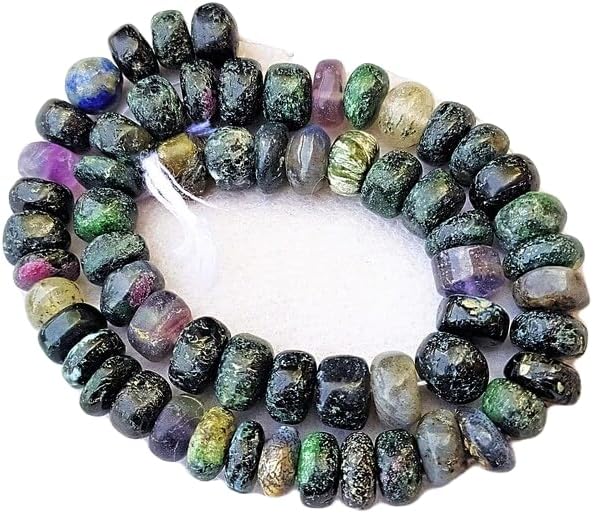 13 inch Strand of Natural gem Multi Gemstone, 7-9mm rondelle Faceted Beads for DIY Jewelry Making. | Beads_05483