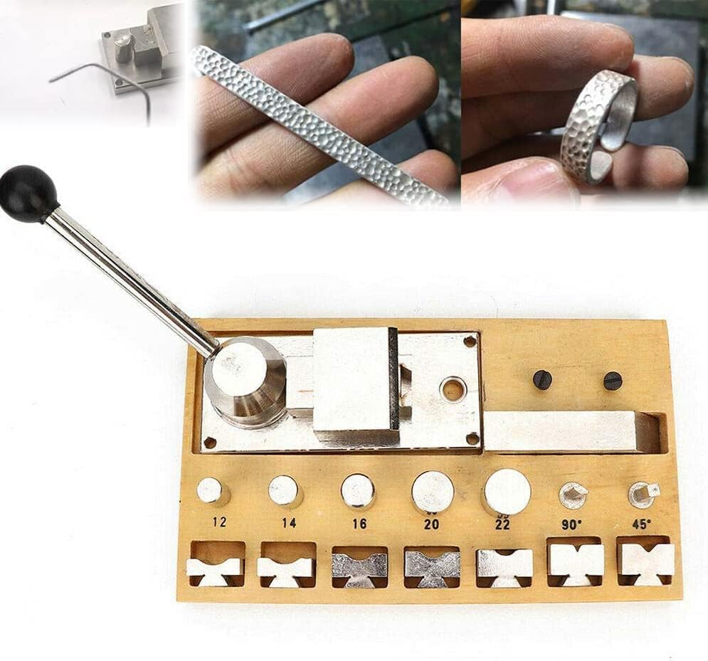 GDAE10 Jewellery Making Kit, Ring Bending Tools Set Earring Ring Bender Machine Hand Beading Supplies Crafts Maker US Professional