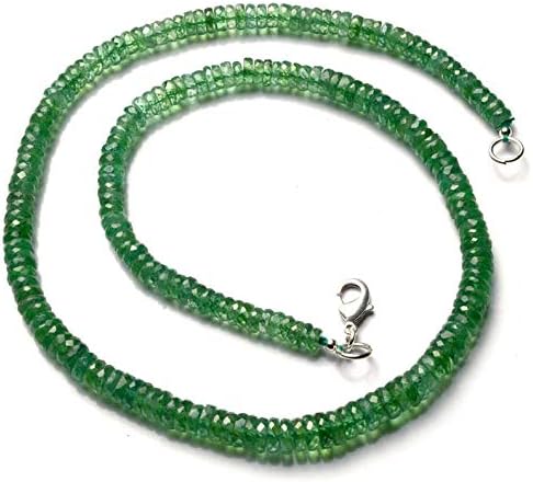 Natural Rare Gemstone Nepal Mint Green Color Kyanite 5 to 6.5MM Faceted Heishi Beads 16