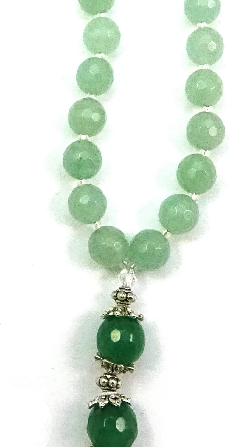 Christian Orthodox Prayer Beads Komboskini Chotki Aventurine Natural Gemstone Beads with Made in Holy Land Crucifix and Blessed in The Church of The Holy Sepulcher