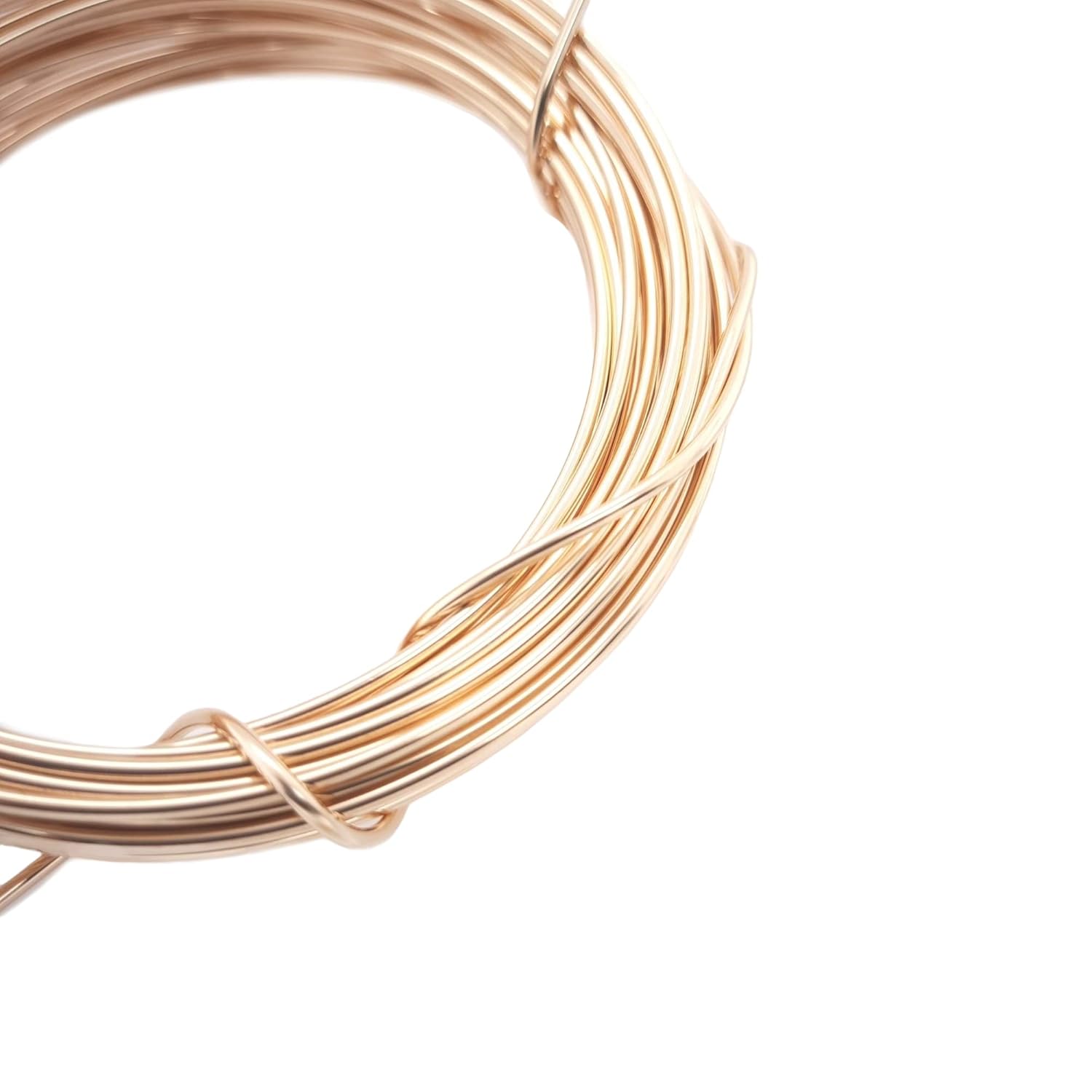 12 Gauge, 14/20 Yellow Gold Filled Wire (Round) Dead Soft 14K Gold Filled Made in USA - 1 Ounce (3FT) by CRAFT WIRE