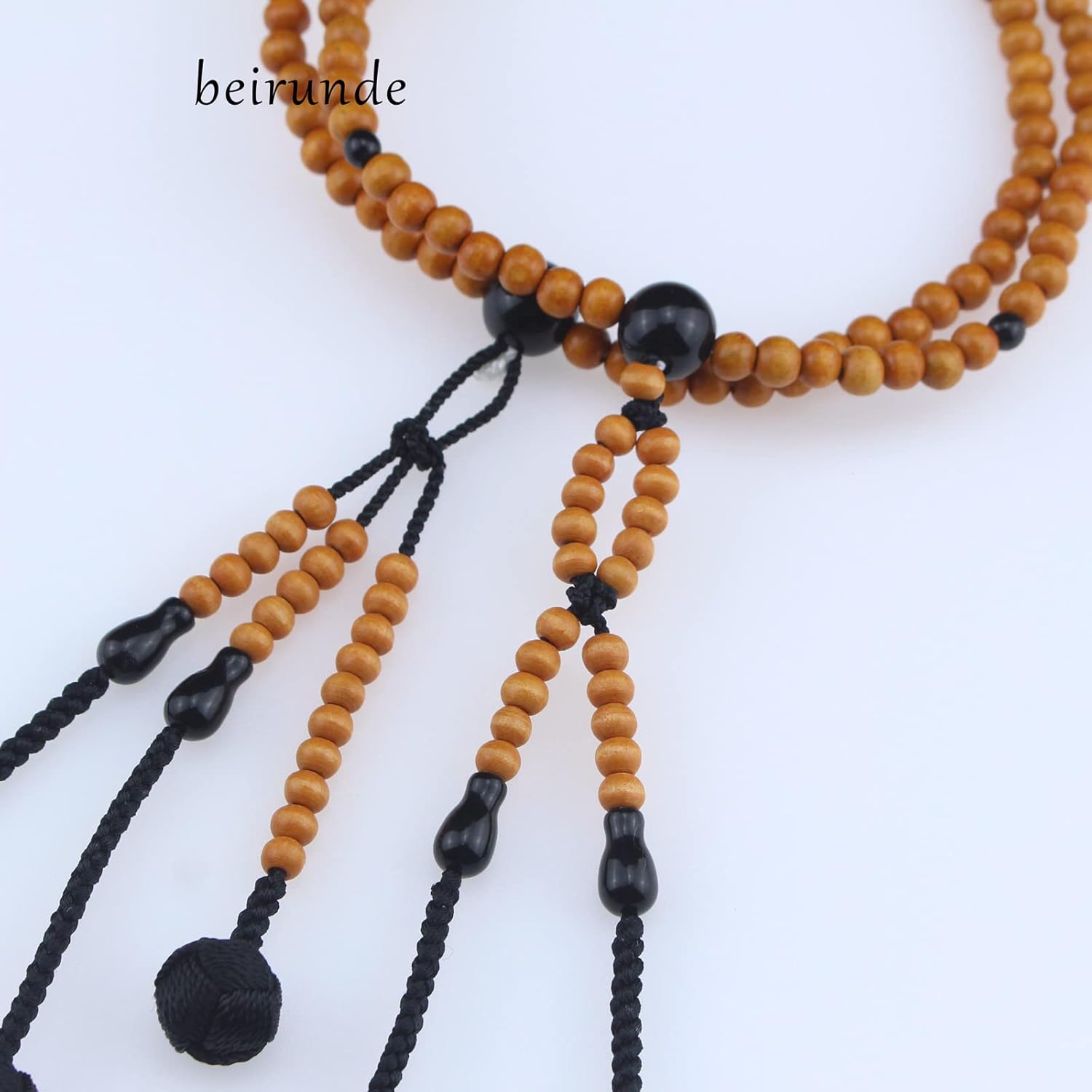Wood Beads Japanese Soka Gakkai SGI Juzu Nichiren Buddhism Prayer Beads