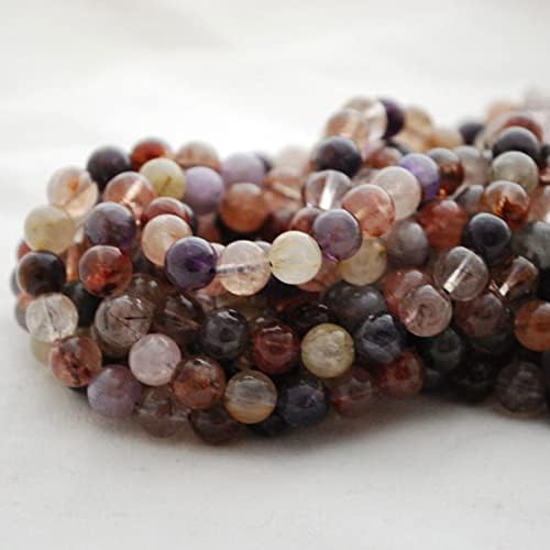 13 inch Strand of Natural gem Multi-Colour, 10mm Round Smooth Beads for DIY Jewelry Making. | Beads_05699