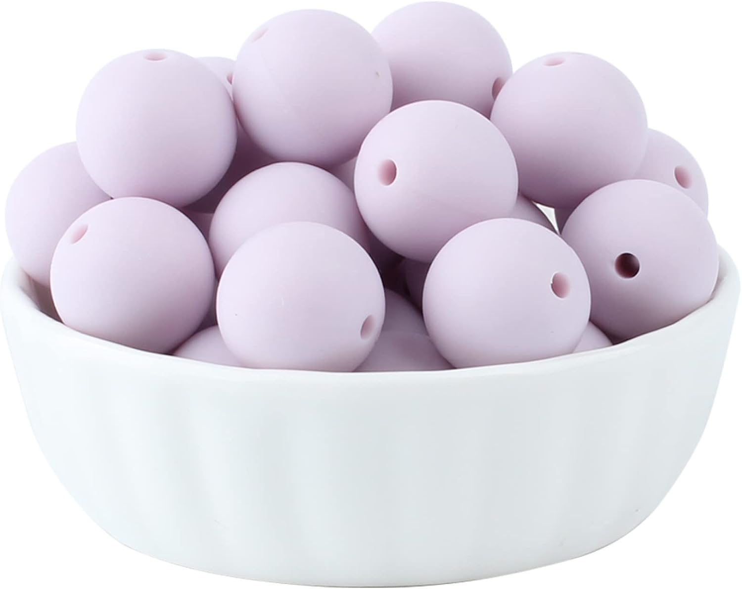 Silicone Beads for Keychain Making Kit 9mm Bulk Multi Color Mix Silicone Round Loose Pearl Beads Shaped Woman Beaded Jewelry Stretchy Beads DIY Mom Jewelry Necklace 50 Pieces (Light Green 59)