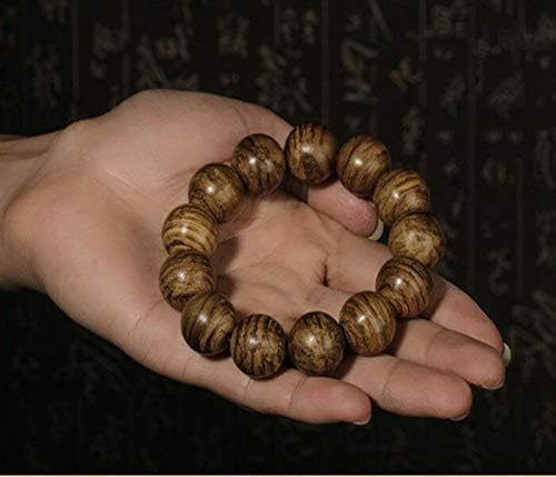 GLW Indonesia Tarakan15.7mm Mala Meditation Wild Agarwood Prayer beads #4784