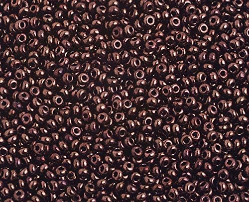 Czech Glass Seed Beads 10/0 (2.3mm Diameter) Purple Luster DIY Jewelry Making Beads - 500g Bulk Bag by Preciosa (Jablonex)