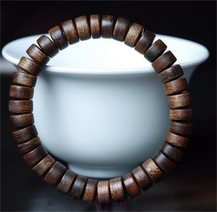 Agarwood 9mm Genuine Old Wild Nha Trang Agarwood Bracelets Malas Meditation Prayer Beads