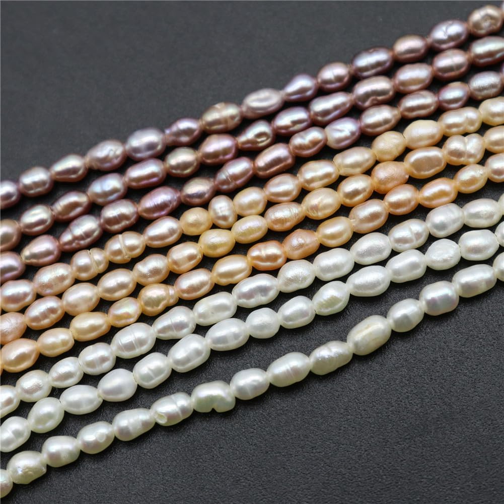 Natural Freshwater Pearl Irregular Shape Loose Bead for Jewelry Making DIY Necklaces Handmade Accessories Gray 1000 Pieces
