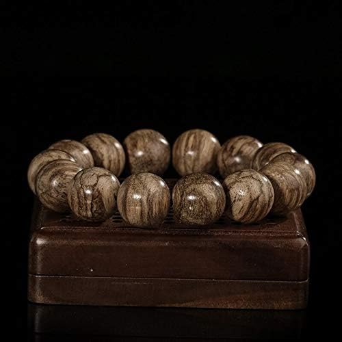 GLW Genuine Tarakan Agarwood Aloewood 15.7mm Japa MALA Meditation Prayer Beads #3989