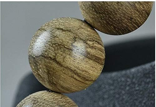 GLW Nha Trang Natural Wild Agarwood Aloewood 14mm Malas Prayer Beads Japa #4912