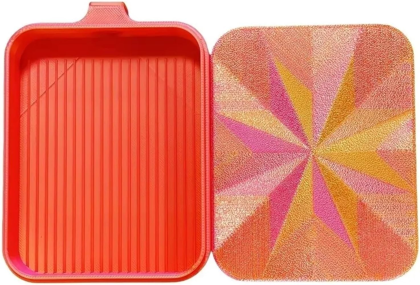 4/10pcs DIY Craft Diamond Painting Tray Storage Box Embroidery Large Capacity Beading Plates Plastic Multi-Color(Rose red,10pcs)