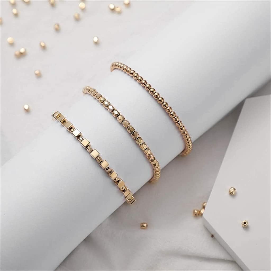 4100 Pieces Assorted Spacer Beads for Jewelry Making DIY Loose Beads 3 Colors and 5 Styles (Color : A Size : One Size) (Silver One Size)