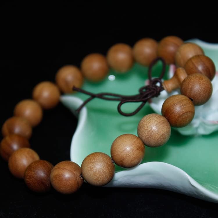 Mascot Wooden Crafts Wood Carving Art Wood Decoration Artwork 老山檀香佛珠手串手链10MM 女士 (沉水老山檀香10MM)