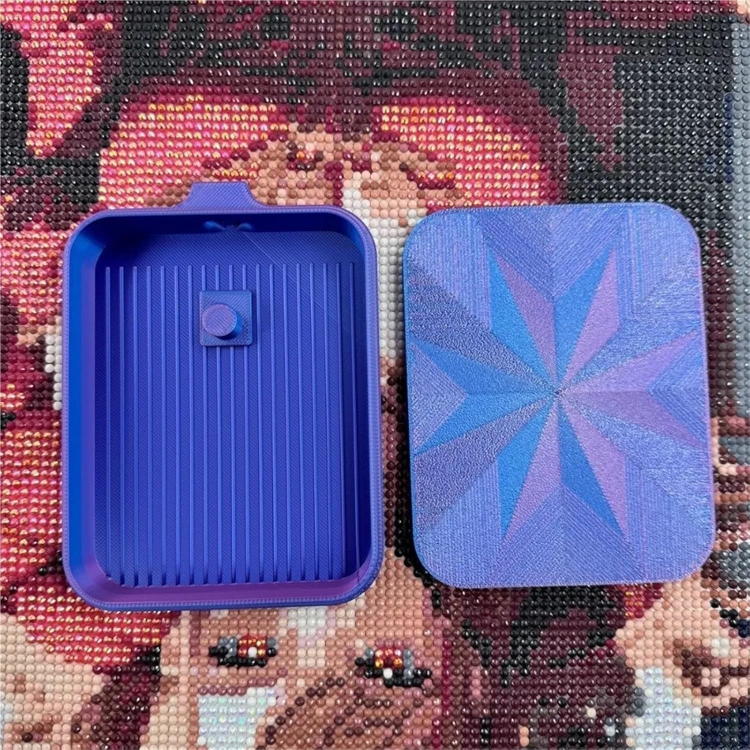 4/10pcs DIY Craft Diamond Painting Tray Storage Box Embroidery Large Capacity Beading Plates Plastic Multi-Color(Green,10pcs)