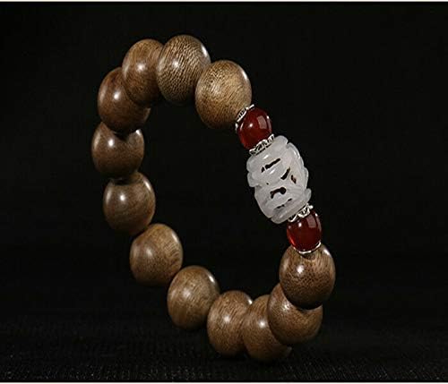 GLW 16mm Nha Trang Mala Meditation Wild Agarwood Aloewood Prayer Beads #4789