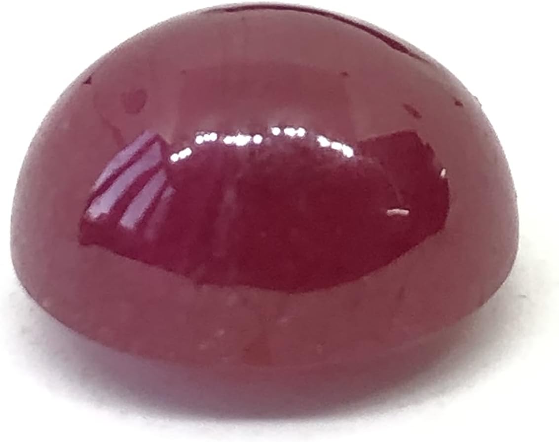 17.52 Ct Deep Red Ruby Oval Shape Cabochon Size 14.50x13 mm Attractive High Quality Fine Loose Gemstone Best For Making Pendant/Ring Jewelry