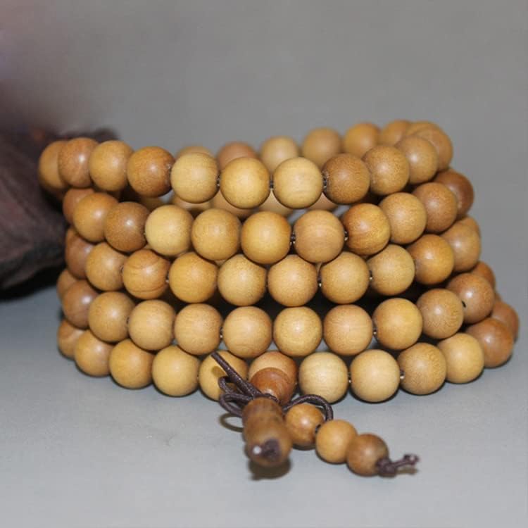 Mascot Wooden Crafts Wood Carving Art Wood Decoration Artwork 印度老山檀香红肉08mm佛珠手串 檀香木手链念珠108颗 规格可选(老山檀香红肉沉水0.5M)