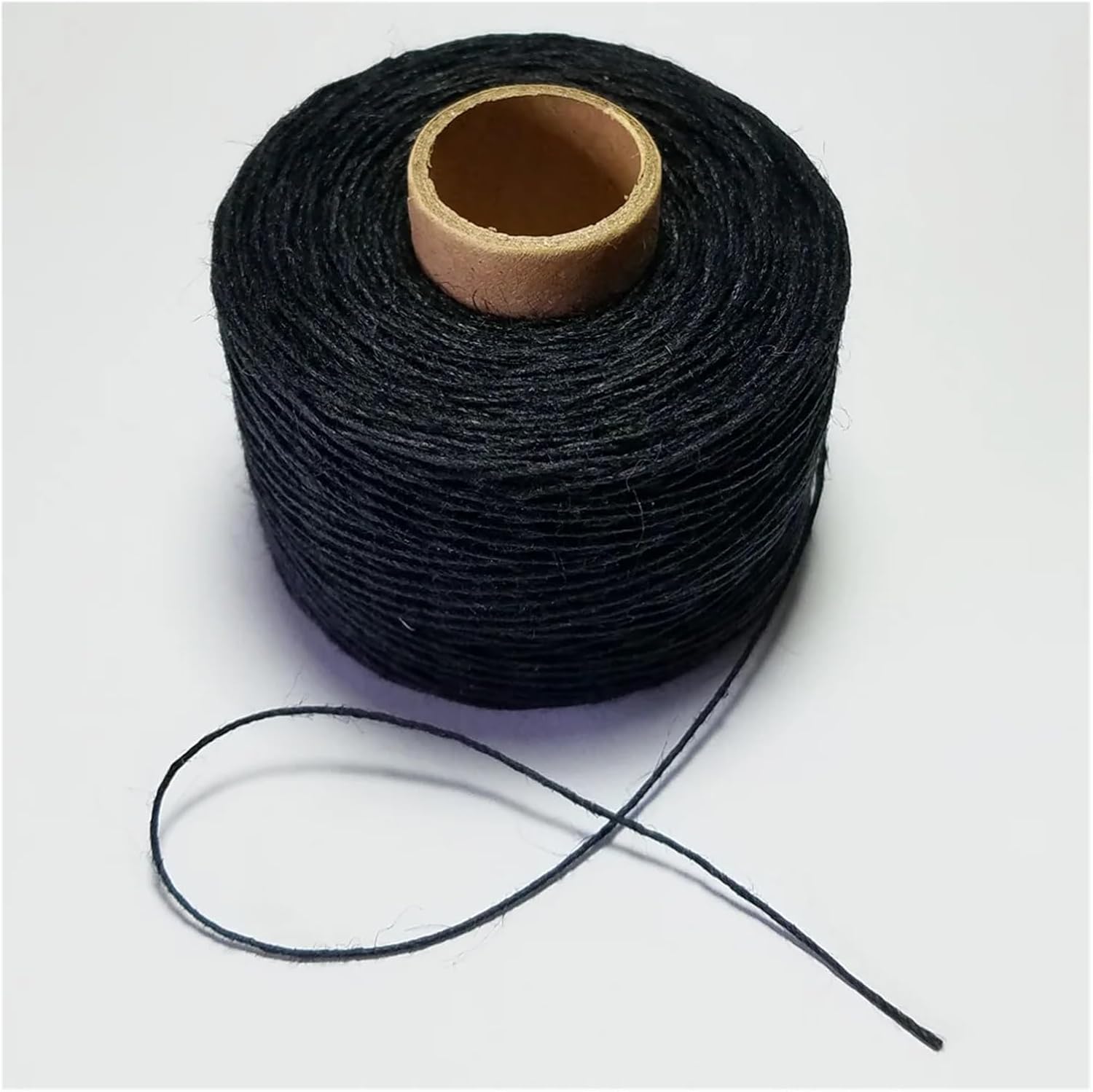 Linen Wax Thread high Toughness 100m/rolled Linen Thread for Leather Sewing Handcraft DIY (Color : Nature)