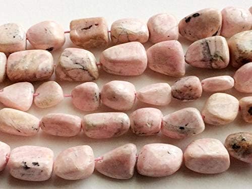 1 Strand Natural Rhochrosite Plain Tumble Beads, Natural Rhochrosite Beads, 11-22mm, 9 Inch Code-HIGH-18425