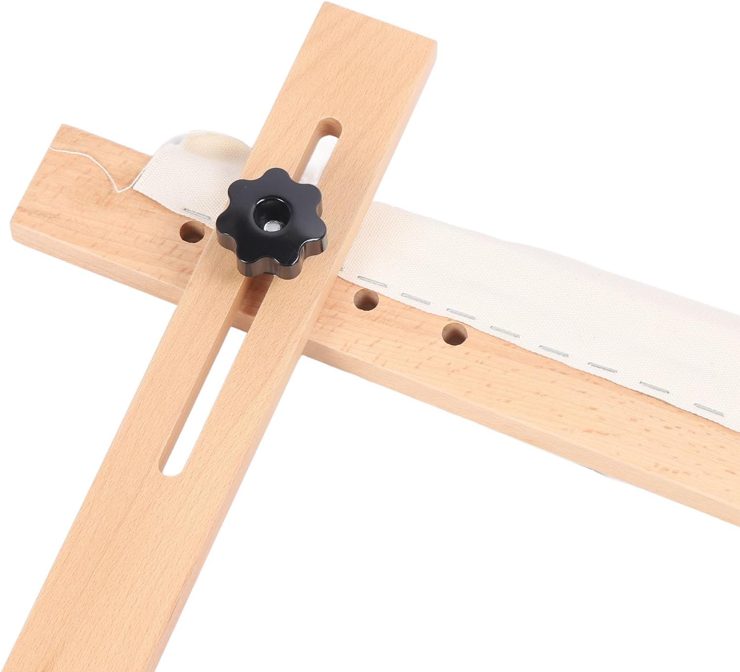 Stylebest Needlepoint Stretcher Frame, Adjustable Embroidery Tapestry Scroll Frame 70x50cm with Desktop Clamp for Stitching Sewing Beading, Beechwood Construction