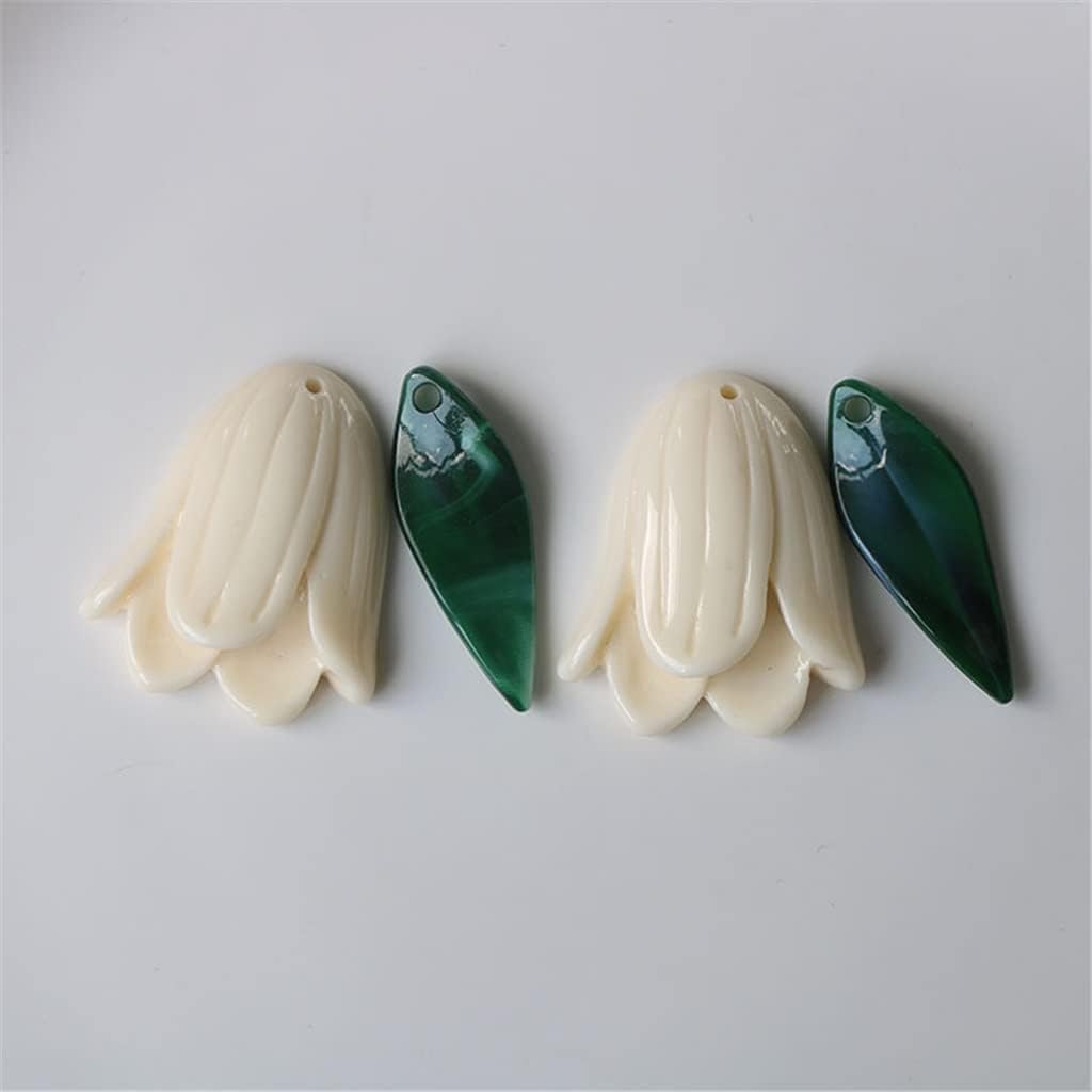 SIDUFHAOPKLL Texture Earrings Handmade Resin Acrylic DIY Materials Jewelry Accessories(E)