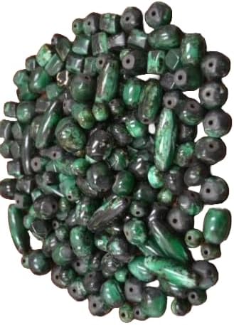 400+ PCS ASSORT Green Resin Plastic Beading Beads 1/2