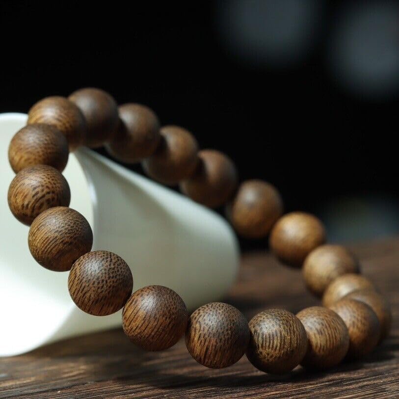 Agarwood 10mm Hainan White Chess Agarwood Skewers Buddha Beads Rosary Beads Sinking Water