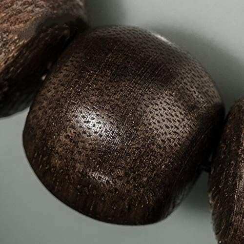 GLW Kalimantan 16mm Japa Mala Meditation Wild Agarwood Aloewood Prayer Beads #3082