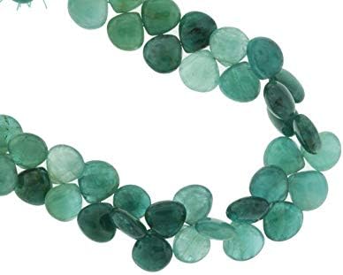 Ombre Blue Grandiderite 12mm Smooth Heart Shaped Briolettes 8