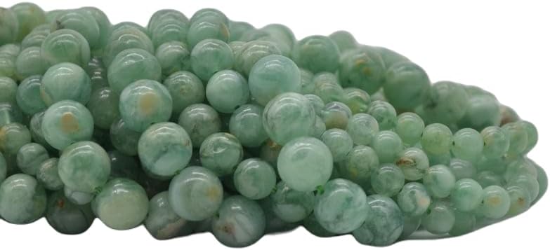 13 inch Strand of Natural gem Green Quartz, 10mm Round Smooth Beads for DIY Jewelry Making. | Beads_04472