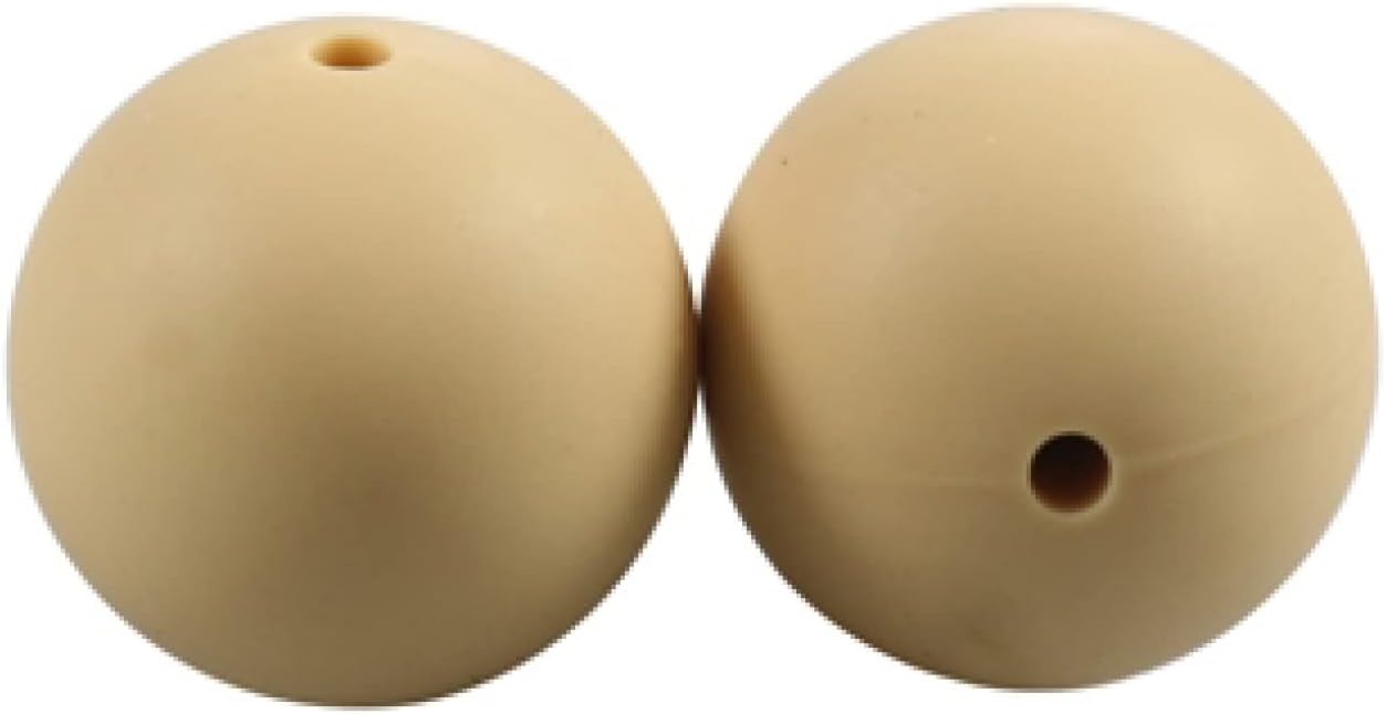 15mm 12mm Silicone Beads Bulk Round Silicone Beads for Keychain Making Silicone Beads Bulk DIY Bracelet Necklace Women Jewelry Making Handmade Supplies (15mm Color 9)