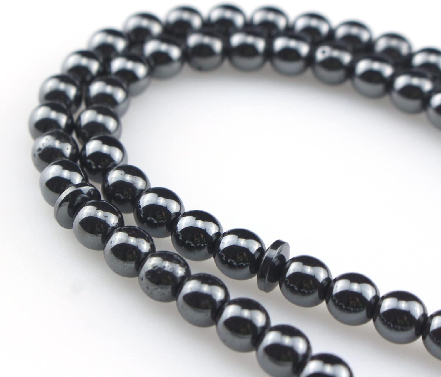 Muslims Islamic Dhikr Tasbeeh 99 Tasbih Prayer Beads, Hematite Beads with Tassel