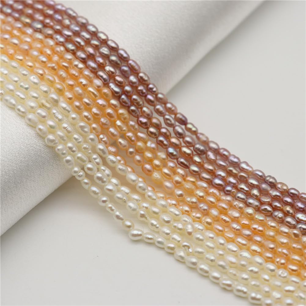 Natural Freshwater Pearl Irregular Shape Loose Bead for Jewelry Making DIY Necklaces Handmade Accessories Gray 1000 Pieces