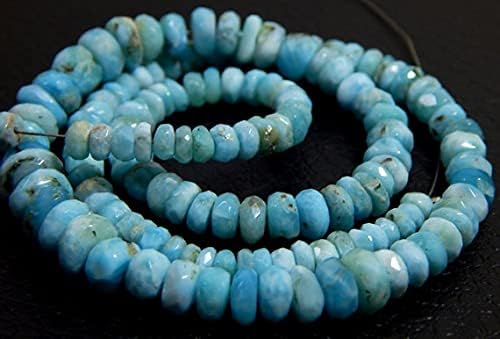 1 Strand Natural Apatite Faceted Tyre Beads Wheel Shape 4X5.5.mm Approx 19 inch