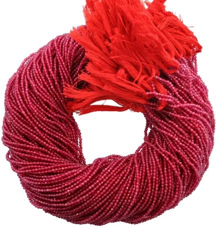 Natural Ruby Quartz Round Shape Faceted Loose Gemstone Beads 2mm 10 Strand 13