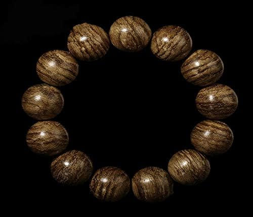 GLW Indonesia Tarakan15.7mm Mala Meditation Wild Agarwood Prayer beads #4784