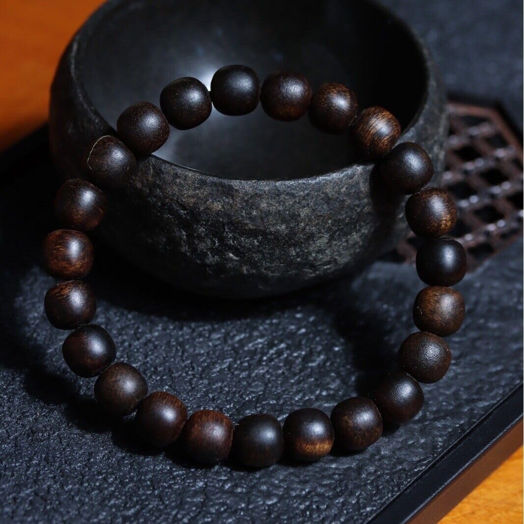 Agarwood Natural Darakan Agarwood submerged Grade Strings 8 * 8㎜ Buddha Beads Rosary Beads