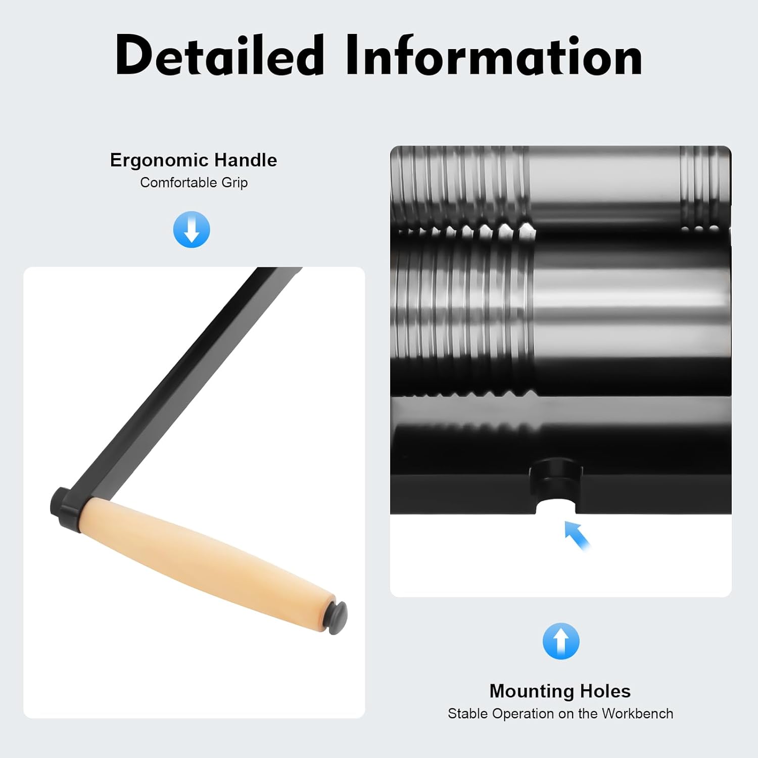 Manual Jewelry Press Rolling Mill Machine, 3-in-1 Multi-Function Rolling Mill, Jewelry Press Tabletting Tool with Hand Crank, Gold Silver Copper Aluminum and Other Tough Metals Machine (Black)