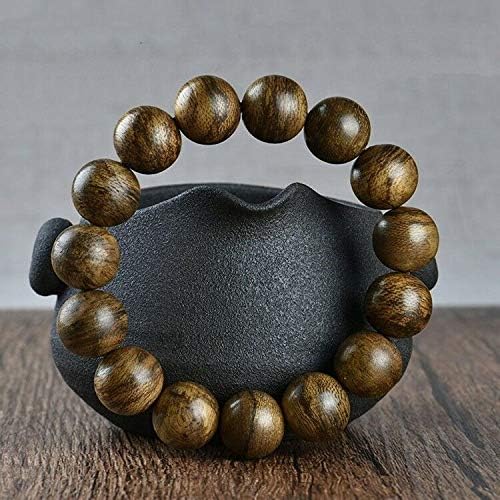 GLW Malinao Wild Agarwood Malas Meditation 14mm Prayer Beads Japa #4888