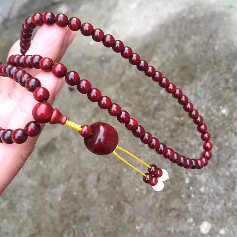 Mascot Wooden Crafts Wood Carving Art Wood Decoration Artwork 一生一世小叶紫檀0.6 * 108颗带星 珠子圆润饱满光滑细腻(小叶紫檀一生一世款8MM)